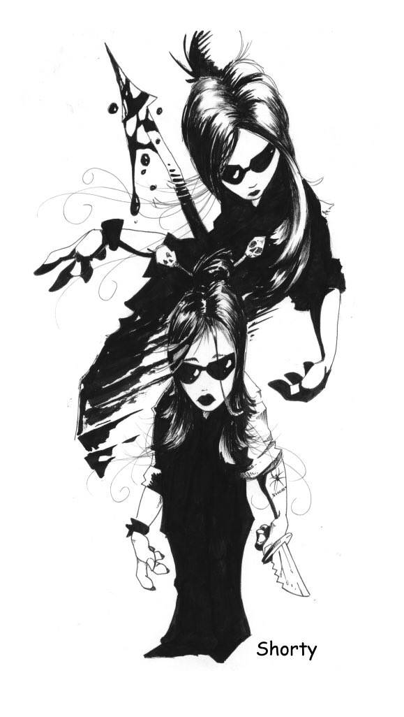 diablo_comics's tweet photo. Met Shorty, the villain from “Nancy Hernandez &amp; The Black Widows” illustrated by the brilliant Sean Dietrich! #horrorcomics #diablocomics #comics #comiccon2019 https://t.co/ySXOWvD54F