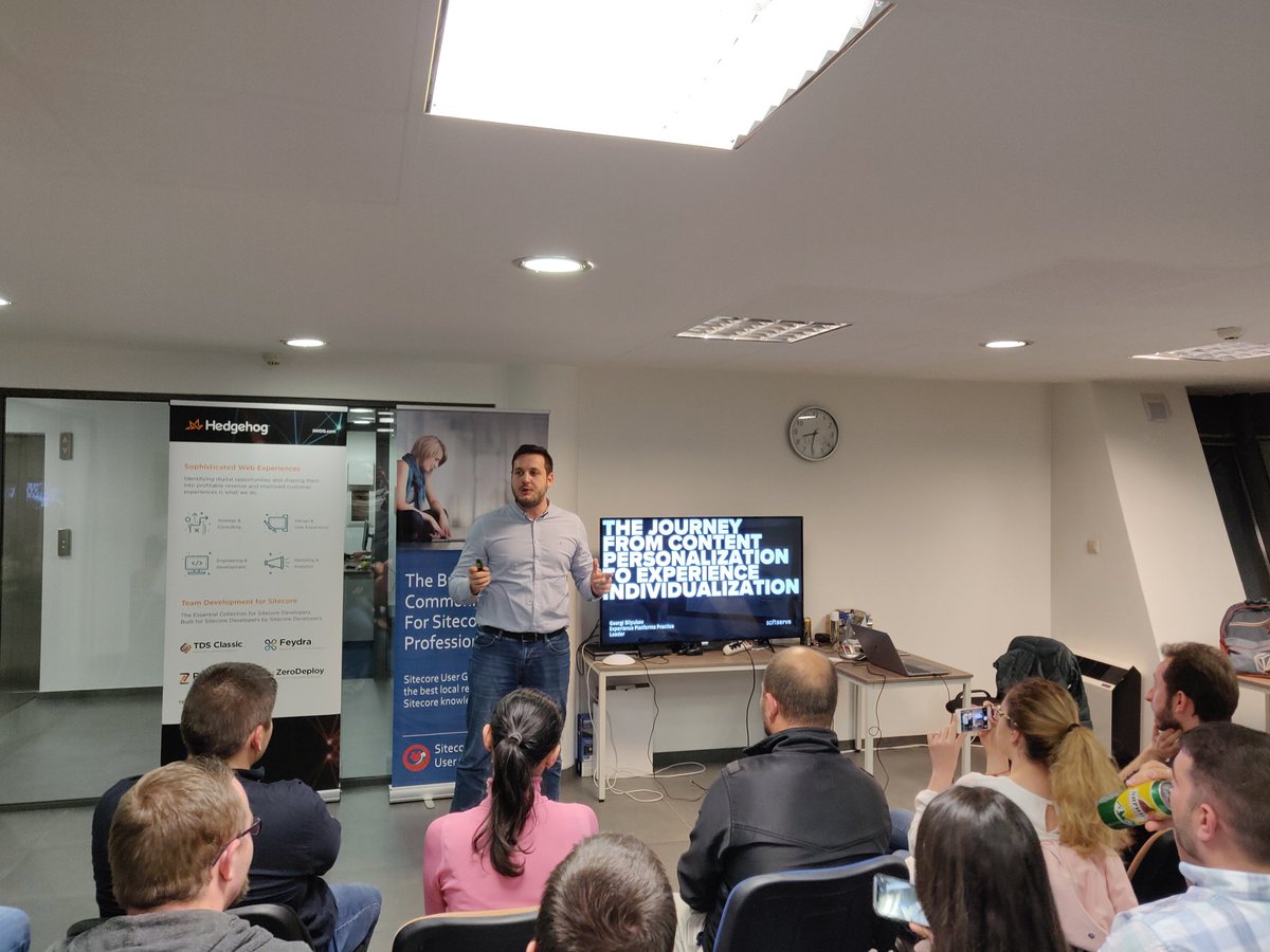 The second session is going to be on next level personalization by <a href="/gbilyukov/">Georgi Bilyukov</a>! #SUGBG #Sitecore