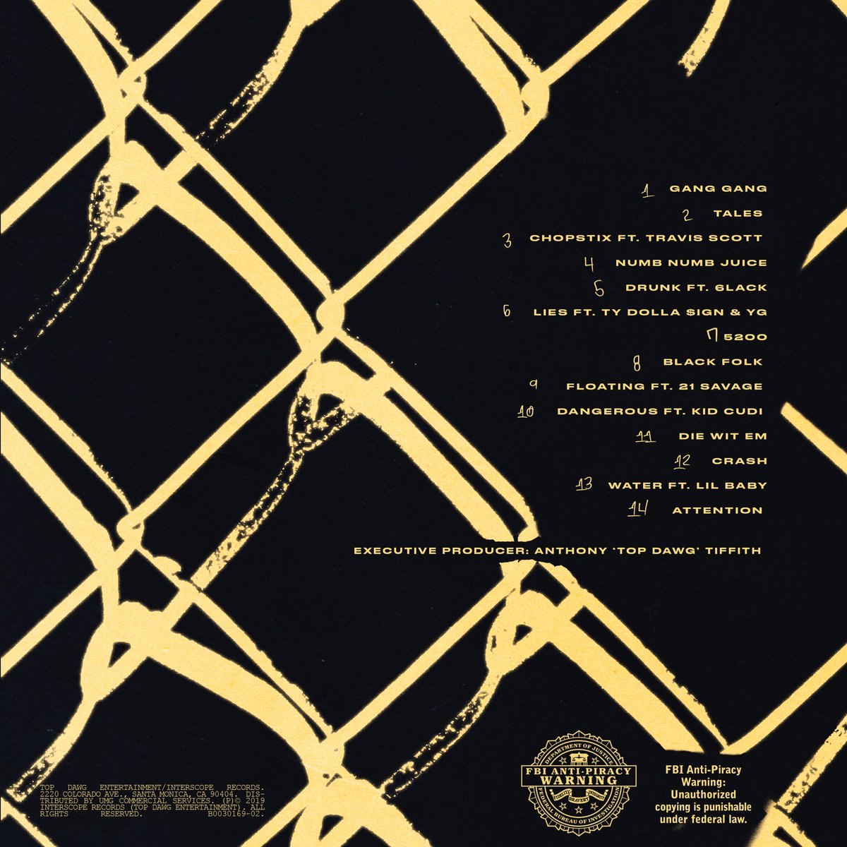 RapHubDaily's tweet image. ScHoolboy Q's new album "CrasH Talk" will feature Kid Cudi, Travis Scott, 21 Savage, Ty Dolla $ign, YG, and Lil Baby

Out on April 26