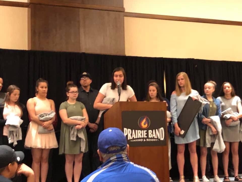 Another great award for RV Girls Basketball - Title VI Student Recognition Night Outstanding Achievement Award