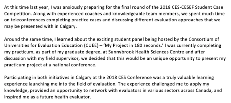 CES_casecomp's tweet photo. Check out 2018 finalist @mikki_campbell's reflections on her time at CES! Thanks for sharing Mikki! https://t.co/NSU8E6Fc58