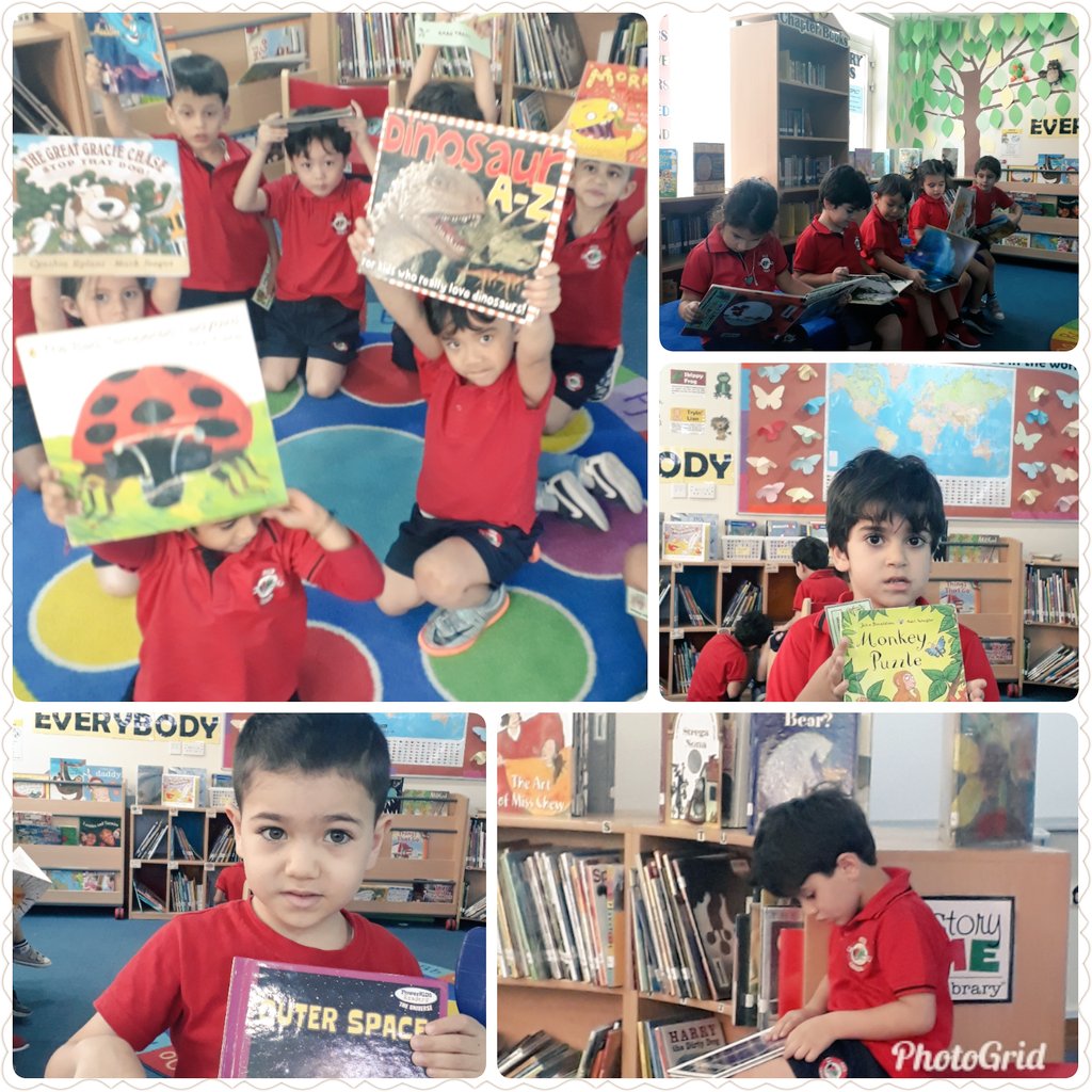 JoyTaghreed's tweet photo. After the spring break our JKs student missed to check out their library books.💕👌👍
#OICSnewsletter 
#UAElibrarians https://t.co/G9xWjX57Vx