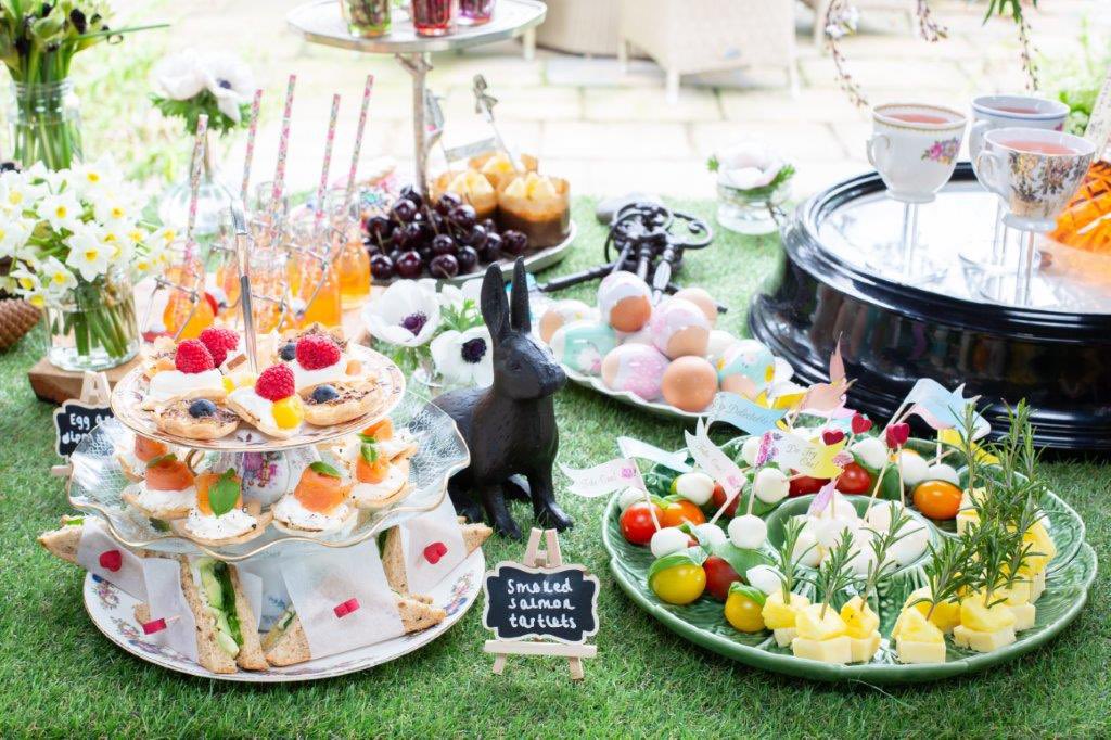 Here’s a delicious #Easter tea that we prepared for Wildflower magazine. Using a giant clock as a serving tray and rosemary stalks to pin the #cheese and #pineapple we were able to add a twist to the #food presentation! Full article, pg70-73, Spring issue. Photos by Katie Spicer