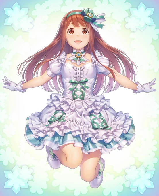 3公演共通企画(https://t.co/ZUvI6VrYCU)神戸公演の琴葉のフラスタイラストを描かせて頂きました! 