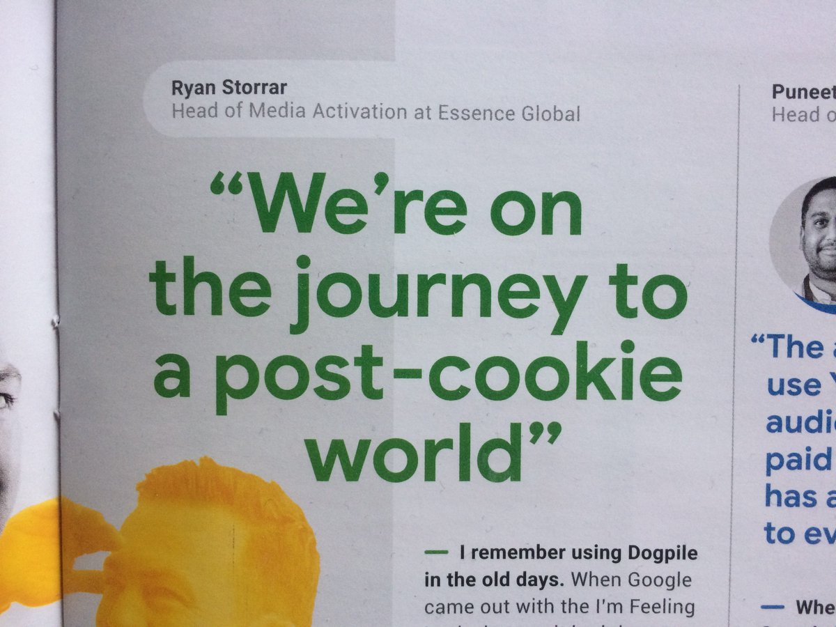 XaristaExp's tweet photo. We're on the journey to a post-cookie world - Ryan Storrar @essenceglobal, couldn't agree more!
#digital #future #dataprivacy #webexperience #webpersonalisation #techforgood https://t.co/qEv6gK7Od7