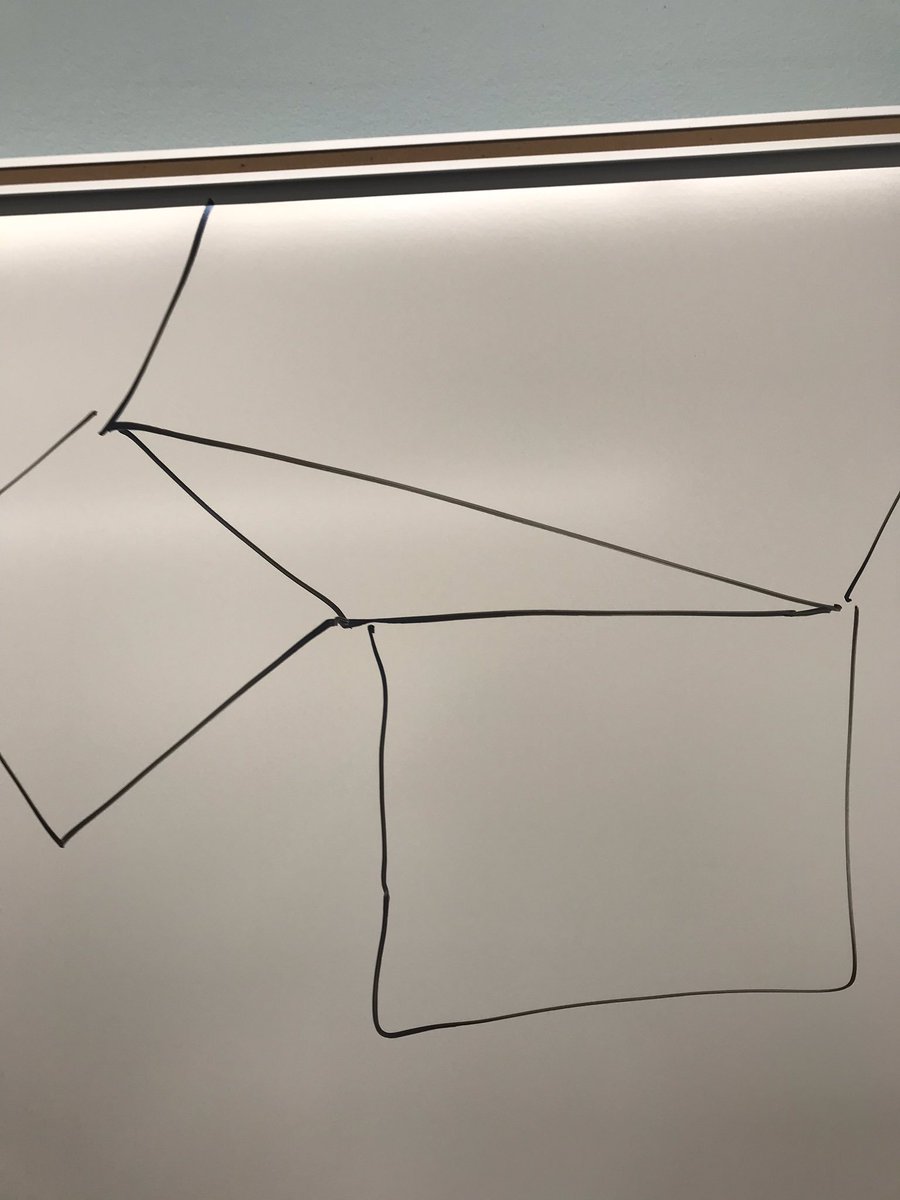 DoctorMatHney's tweet photo. We are thinking about what we KN&amp;W related to the image. Know-prior knowledge; Notice-what we see happening mathematically; Wonder-What we would like to explore. This led to the question: What are the relationships between the sides of non-right triangles? #ITeachMath @BGSU_CTM https://t.co/lBySUhJDgM