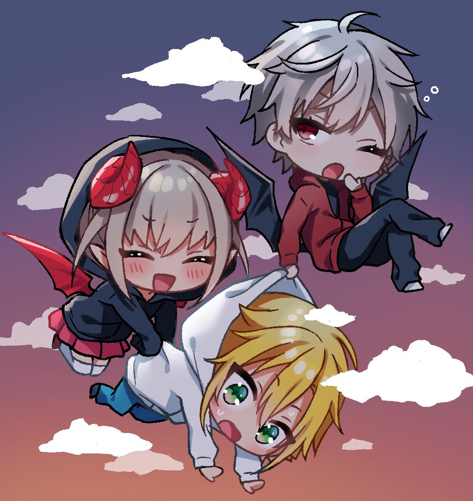 葛葉(にじさんじゲーマーズ) ,魔界ノりりむ 「ルザキン?
#絵画コウ
#KuzuArt
#りりむとおえかき 」|ひなののイラスト