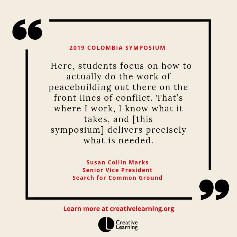 Register now to be a part of the symposium that provides participants with exactly what it takes to do #peacebuilding! Our 2019 Colombia Symposium on Coordinated Stabilization and Peacebuilding will take place from June 29 - July 20, 2019. Learn more at bit.ly/CL-Colombia-20…!