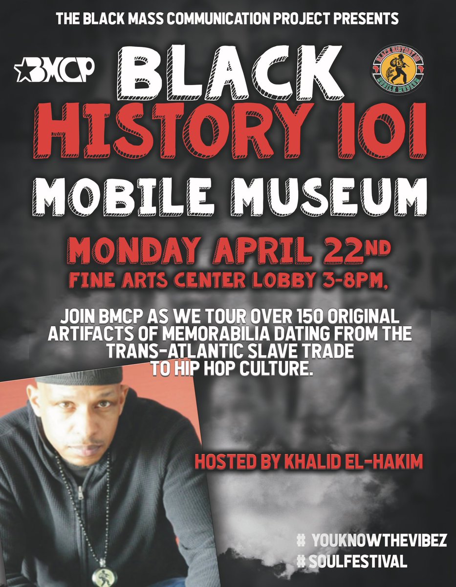 SOULFEST STARTS IN 4 DAYS🙌🏾
We’re kicking off the week with the Black History 101 Mobile Museum showcasing over 150 original artifacts of memorabilia dating from the trans-Atlantic slave trade to Hip Hop Culture ✊🏾🌍 #KnowledgeIsPower #YouKnowTheVibez #Soulfest #SoulFestival