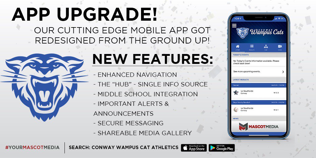 Conway Wampus Cats (@conwayathletics) on Twitter photo 