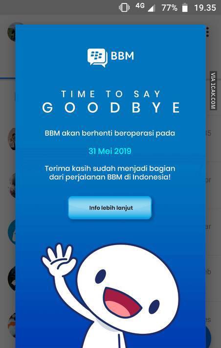 onecak's tweet photo. Time to say goodbye https://t.co/f5g5M0rcQh #GoodbyeBBM https://t.co/v1Llek9mo2