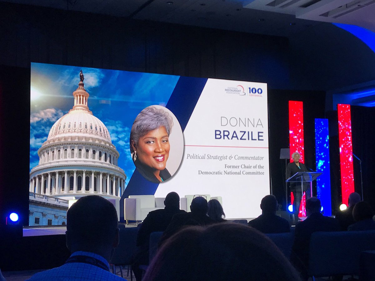 RestaurantsAct's tweet photo. At #PAFC19, @donnabrazile reminded restaurat leaders to focus on the recipe when rebuilding bipartisan relationships. Learn more about her address: https://t.co/JQ0EpWx8jm https://t.co/qAOsBisT9k