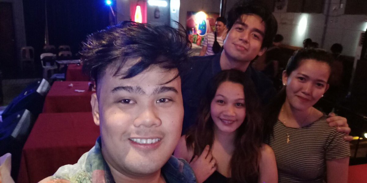 iimikay's tweet image. umuwi ako Manila dahil sa single launch nang #Tanong without telling anyone except @mrtnvpm and @jellsdianaaa.. i just came back from HK few days before kaya i was thinking pano schedule ko, eh 1 day off per week lng kmi. so i asked my colleagues na ipag duty nila ako 2 days.