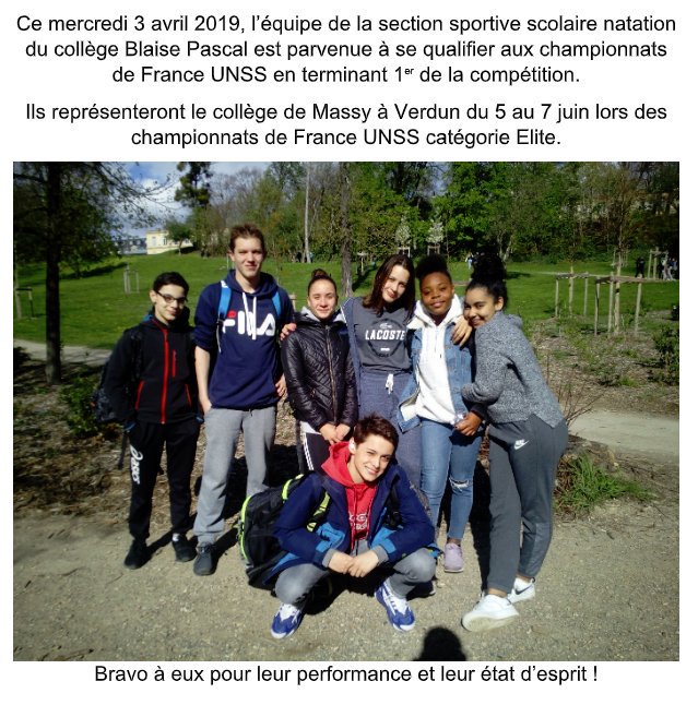 <a href="/ESportiveMassy/">Entente Sportive de Massy</a> <a href="/ESMASSYNATATION/">ريمو VIP</a> #ESMASSYNATATION <a href="/villedemassy/">Ville de Massy</a>