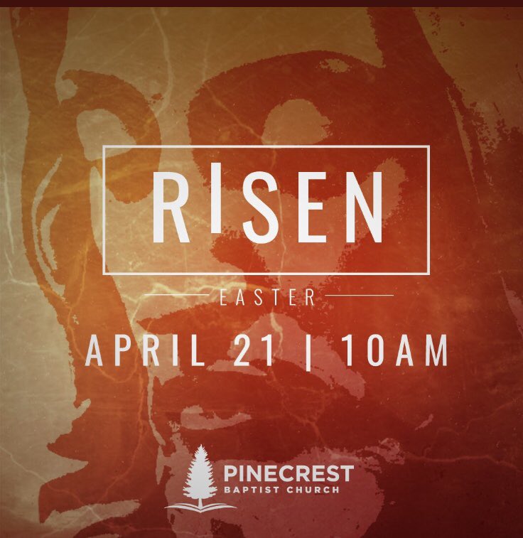 AtlantaJohnD's tweet photo. Would love to have you join us!#EasterAtPinecrest @pinecrestbap https://t.co/ZPqMu0ecH3