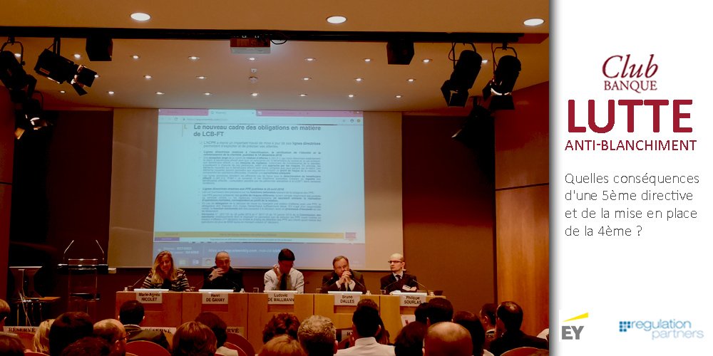 RevueBanque's tweet photo. 🔙 Retour en images sur le #clubbanque du mardi 16 avril #Lutteantiblanchiment: Quelles conséquences d'une 5ème directive et de la mise en place de la 4ème ? avec @EYFrance et @RegulationPartn
👉 👉 https://t.co/ViPjd66Gz6 https://t.co/G6ucRFRsUA