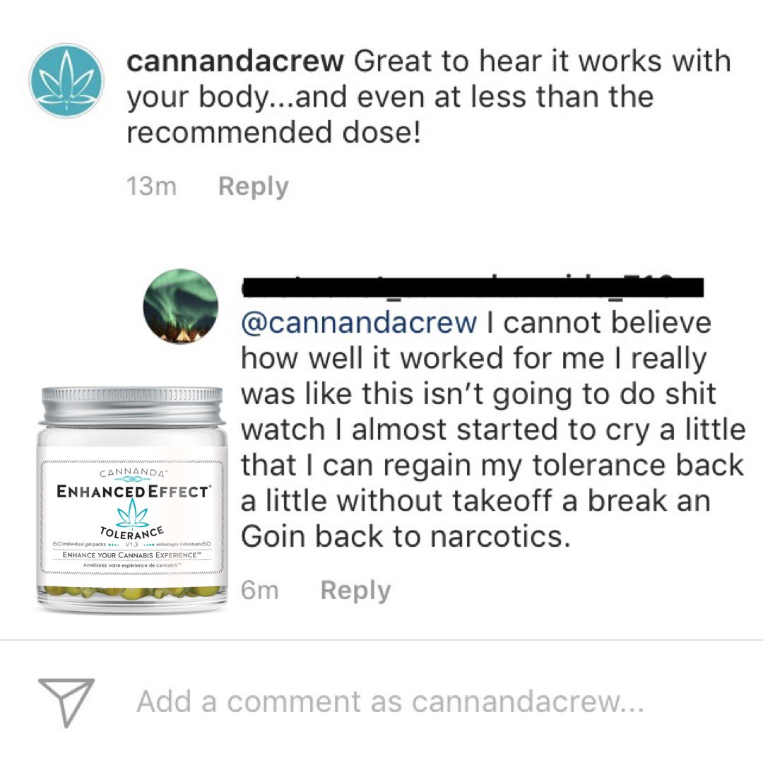CannandaCrew's tweet photo. Portable gel packs means these little #cannabis boosters are convenient to bring to #420 event and easy to spread the love with friends & family
-
#CannabisTolerance #EnhancedEffect #EnhancedEffectReviews #CannandaTestimonials #Cannanda #terpenes #cannabiscommunity #CannandaCrew https://t.co/JL5cTp1GN8