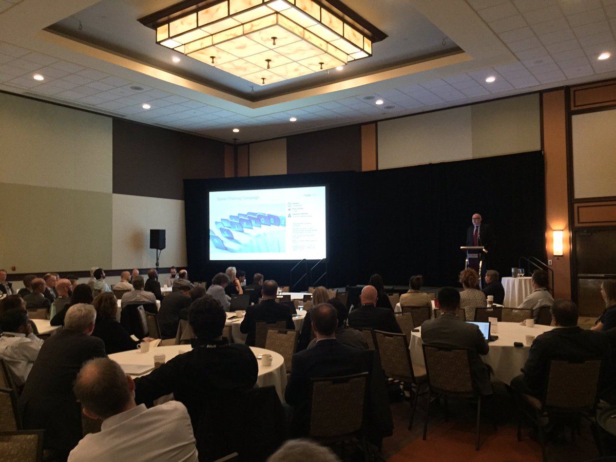 CyberIDSummit's tweet photo. [NOW HAPPENING] #FeaturedSpeaker David Masson, from @Darktrace on AI-based Autonomous Response: Are Humans Ready? #CIS2019 https://t.co/dCVJctI7xZ