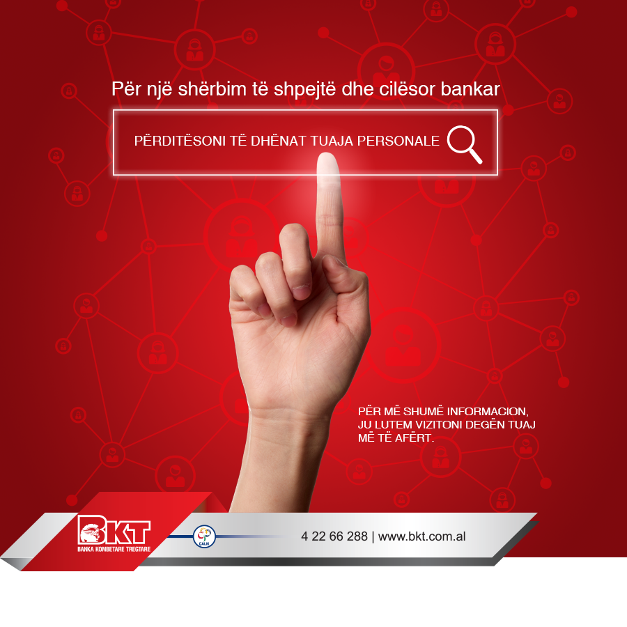 BKTAlbania's tweet image. Ju ftojmë të #paraqiteni pranë #degës më të afërt të #BKT.

Për më shumë informacion: bkt.com.al/perditesimi-i-…