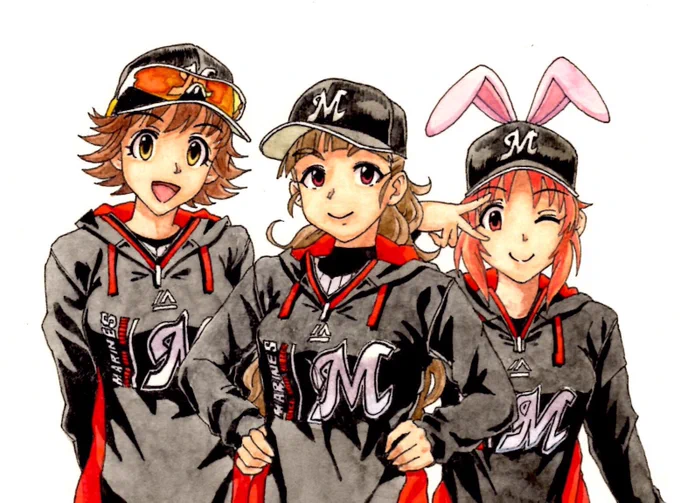 デレマス千葉組(+ウサミン星)
#神谷奈緒
#本田未央
#安部菜々
#デレマス野球部 