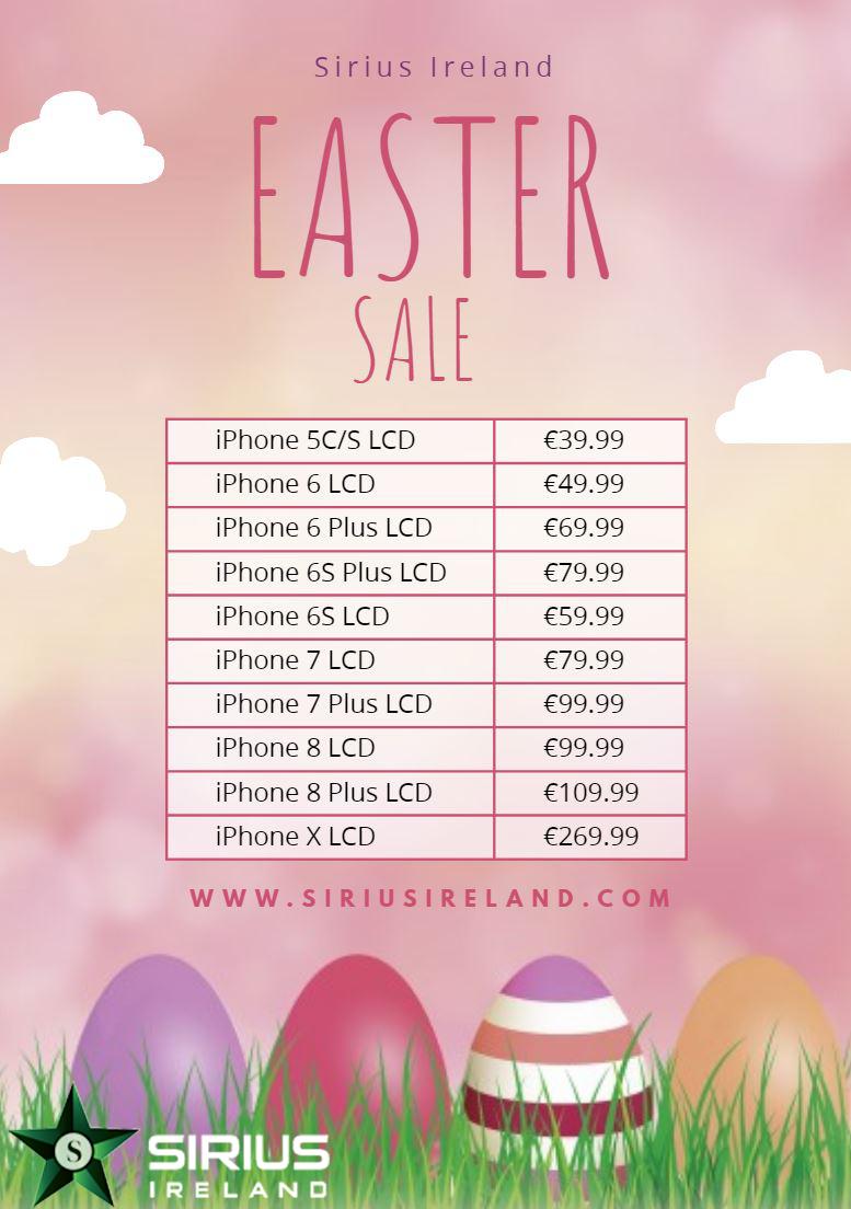 SiriusIreland's tweet photo. 🐰🐤Don't miss out on our amazing Easter Deals! 🐤🐰
Amazing screen repair discounts for a limited time only! https://t.co/KHCURJFZhi