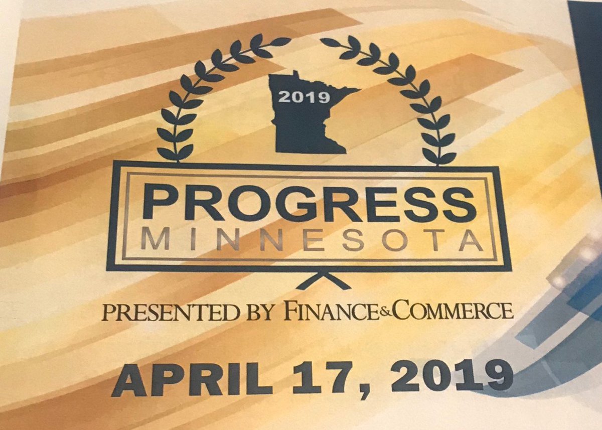 GoPolyMet's tweet photo. We were honored to be recognized alongside other companies at the @BusinessMN #ProgressMinnesota2019 event celebrating business growth across #Minnesota. https://t.co/193UINC5bu