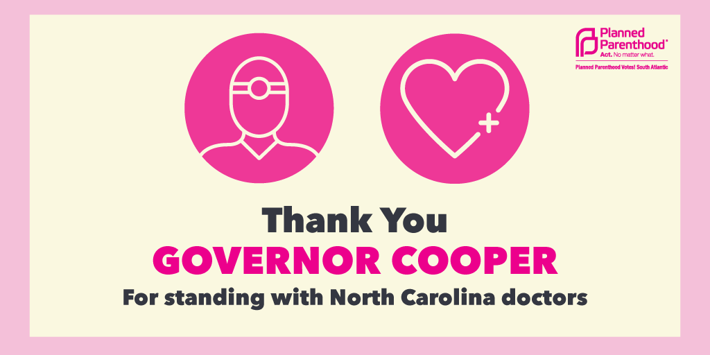 birdislegis's tweet photo. Thank you, @nc_governor, for standing up for health care providers in North Carolina and vetoing SB 359, a bill that was based in neither science nor reality! https://t.co/S0Ld3VAdyr