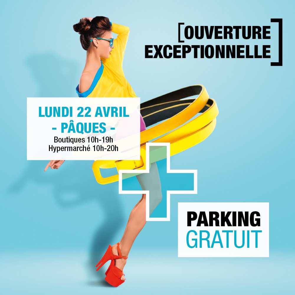 espacestquentin's tweet photo. [OUVERTURE EXCEPTIONNELLE]
Bonne nouvelle ! Espace Saint Quentin est ouvert lundi 22 avril 🐣🐇 
Les retardataires pourront profiter de ce long week-end de shopping pour acheter des chocolats !
👉 On vous attend de 10h à 19h et de 10h à 20h dans votre hypermarché Carrefour ! https://t.co/v3ywlKhQUO