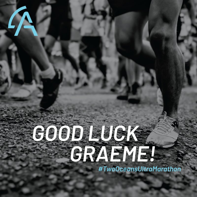 @GraemeTingChong, we are behind you all the way!

Wishing you the best of luck at the #TwoOceansUltraMarathon 👍🏼🙏🏃‍♂️

#AboutIT #SupportingEachOther #YouGotThis #Running #Marathon