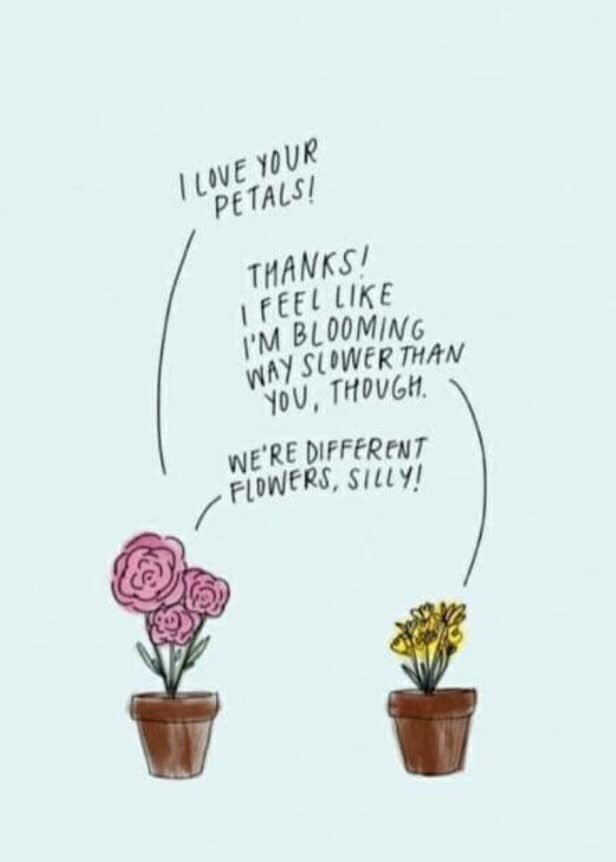 CoachRWestfall's tweet photo. @sydmocreativeco reminding us weβre all different and at different points in our own journeys to greatness. #uniqueisbeautiful #lifejourney https://t.co/DQkmz6UwUX