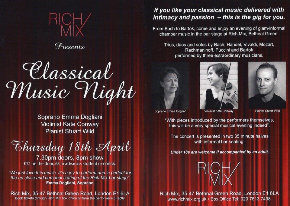 three4 (@three4uk) on Twitter photo Six years ago tonight was our first gig <a href="/RichMixLondon/">Rich Mix</a> how time flies when you are having fun🎶🥂🍾<a href="/suzukihub/">Kate Conway</a> <a href="/EmmaDogliani/">Emma Dogliani</a> Six years ago tonight was our first gig <a href="/RichMixLondon/">Rich Mix</a> how time flies when you are having fun🎶🥂🍾<a href="/suzukihub/">Kate Conway</a> <a href="/EmmaDogliani/">Emma Dogliani</a>