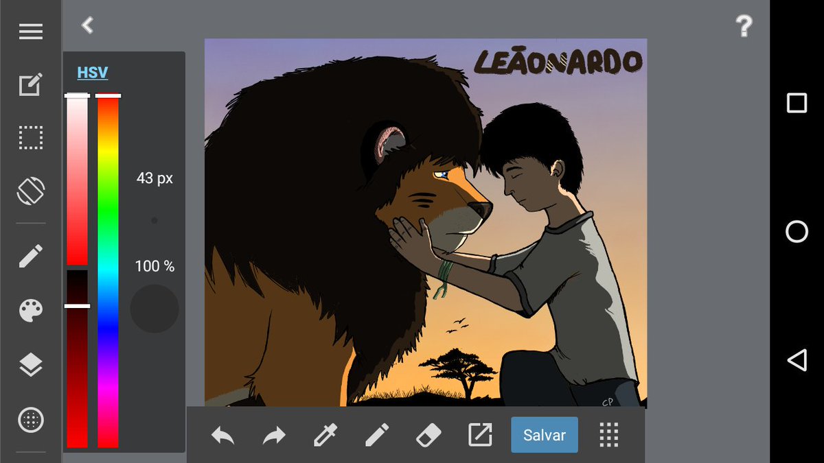 GabrielCPanima's tweet photo. Isso é uma coisa que sempre gostei de fazer 
Desenhar um leão e um humano
Uma amizade inseparável

Leãonardo e daniel https://t.co/mptRWswce9