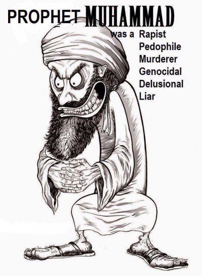 AmericasDrum's tweet photo. @heyitsCarolyn #Muhammad WAS A KNOWN #Illiterate #Rapist #Pedophile #Murderer #Genocidal #Delusional #Liar! WHY FOLLOW A #Satanic BASED #Cult OF #ReligiousRadicalism THAT PROMISES UR DEATH BY TORTURE IF U DONT FOLLOW? WHEN #AlmightyGod PROMISES #EternalLife 2 WHO EVER BELIEVES IN HIS SON #JESUS https://t.co/8u28VOT3XK