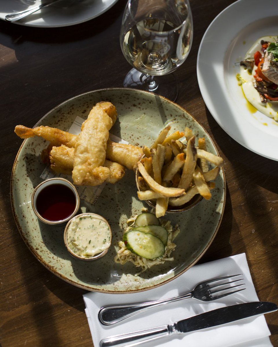 You just can’t go wrong with classic fish &amp; chips and Portland sunshine…