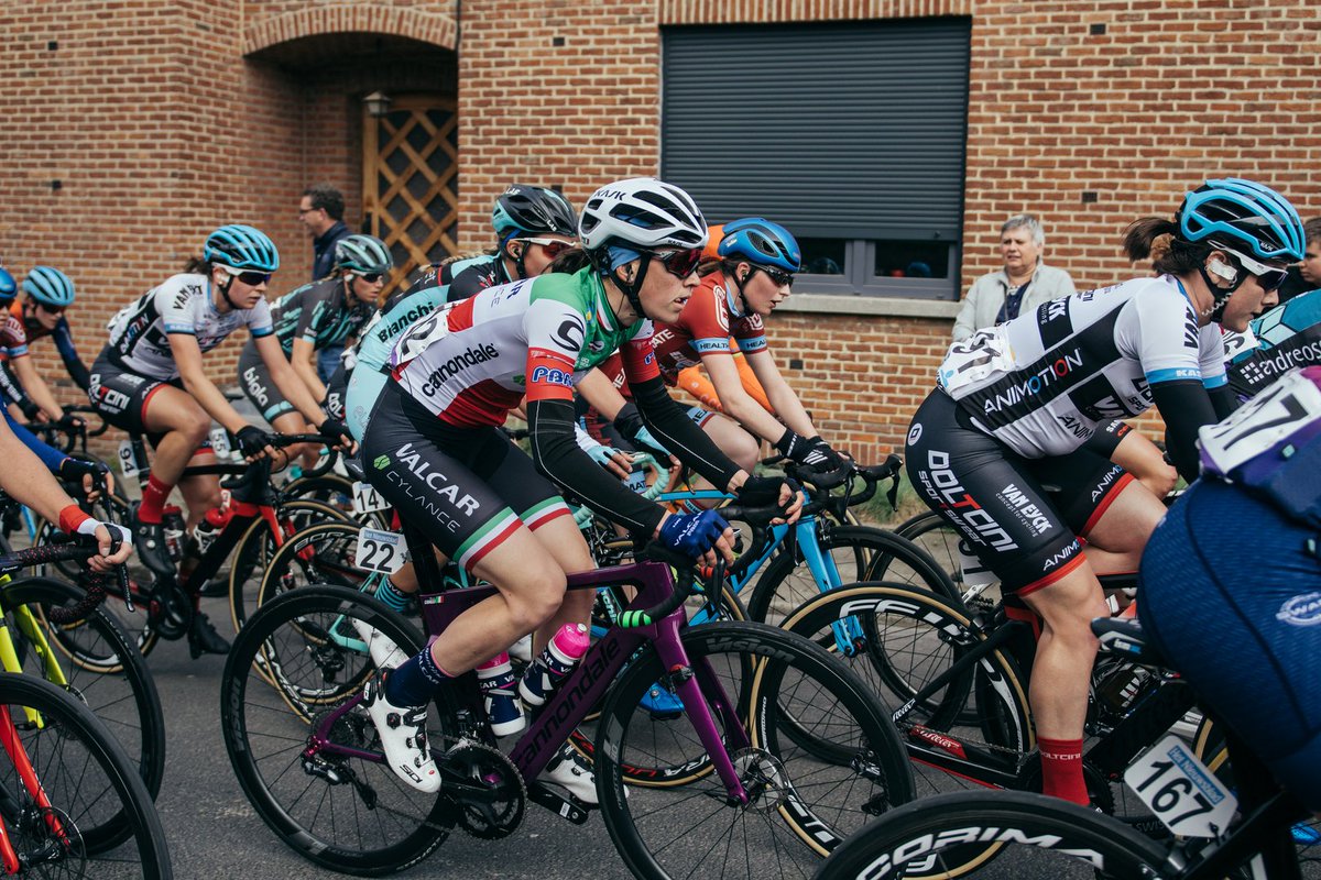 cannondalePro's tweet photo. Against strong contenders, @ValcarCylance's Marta Cavalli sprinted for second at @DeBrabantsePijl! The Italian champ will soon hit the top step as the team continues to shine at the biggest races. 
#BP19 #DeBrabantsePijl https://t.co/aPQNhjn1fG
