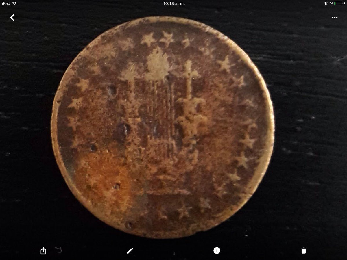 kbacharg's tweet photo. Agradezco cualquier información sobre esta moneda. https://t.co/JlSg22INuu