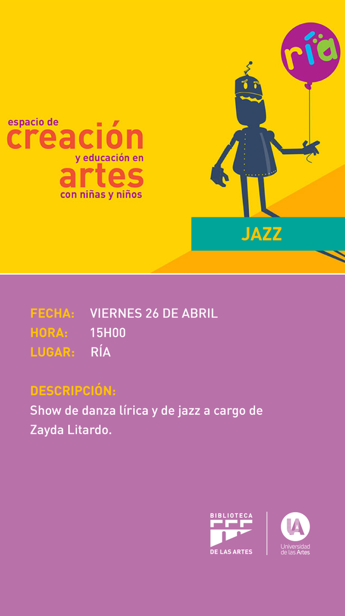 Para los niños y niñas tenemos un show de danza lírica y de jazz.
¡Los esperamos!