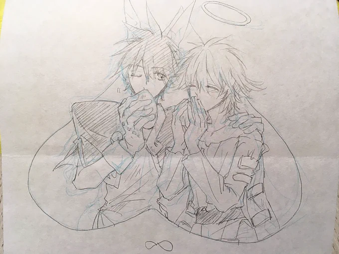ウミさん(@umihsfe)から郵便物を送っていただいたのですが、素敵な絵も…同封されておりました…!!あああありがとうございます…!!!ドドメかわいいいいい!!!!!!!(五体投地) 