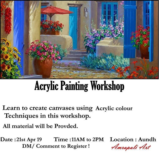 amrapali_art's tweet photo. Acrylic Art Workshop at Amrapali Art Studio⁣
⁣
DM/Comment to Register!⁣
⁣
See you there!⁣
.⁣
.⁣
.⁣
#pune #puneinstagrammers #puneevents #instapune #punegram#punephotographylovers #punegigs #koregaonpark #vimannagar#thingstodoinpune #punekar #pune… https://t.co/eUABbU1qPH https://t.co/FFAao0TTna