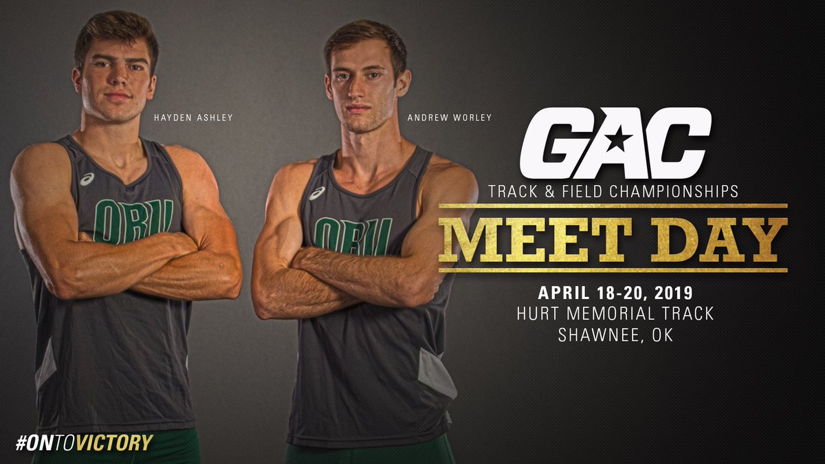 OBU_TrackXC's tweet photo. It’s #MEETDAY! 
The 2019 GAC Track &amp; Field Championships begin today! 

📈LIVE RESULTS: https://t.co/8i9uXK3vZH

💻MEET CENTRAL: https://t.co/Rs2qdMhPAX https://t.co/ItLASncOc1