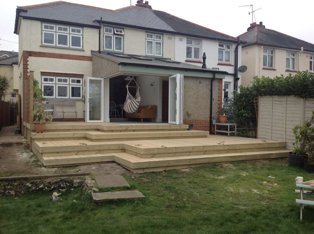 decking_the's tweet photo. Multi level deck in Hertfordshire 
#deckinginhertfordshire #deckinginessex #compositedecking https://t.co/w20RtvxKxS