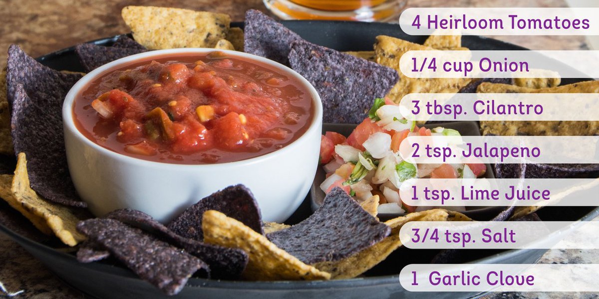 Take a peek at this Peak Season Pick in action! 🍅 Start snacking this spring with a flavorful salsa #recipe starring heirloom tomatoes. 🌟