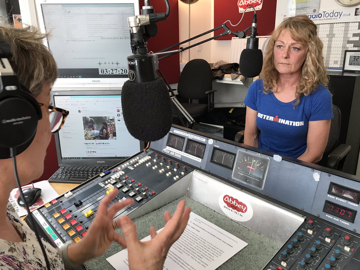 terry_bennett16's tweet photo. Live with Tiggy Walker on #AfternoonDelight on @Abbey_104 is sports masseur and marathon runner Sarah Junor @sarahjunor https://t.co/dtn6yY5ed8