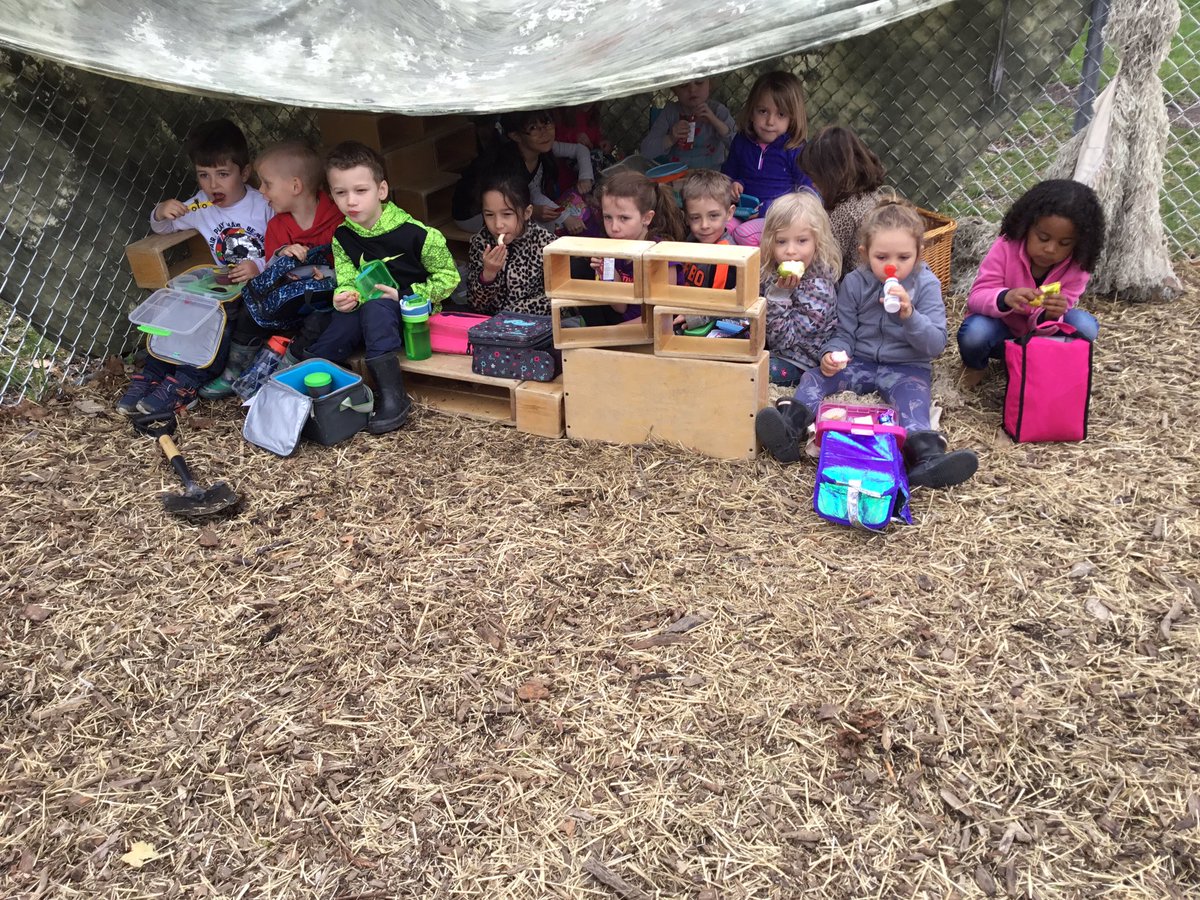 JBrentECE's tweet photo. Big blocks came outside this morning. Adding other materials sparked play & many ideas. This became a negotiated space where @Self_Reg was honoured, supported & observed. Trusting the oh-so-capable-child to use modelled strategies & vocabulary. #SRWB #BC #4FrameLearning in #FDK https://t.co/pHDhFeRb7o