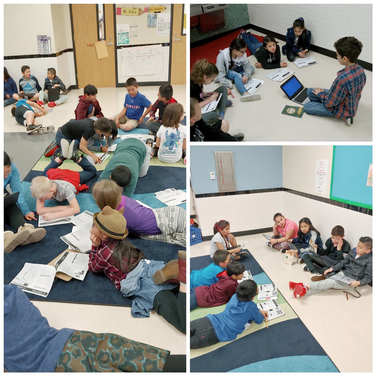 mrsrunyon01's tweet image. 5th graders that went to Pine Cove are teaching 2-4th graders what we learned/reviewed. #bowiechamps #multiagelearning