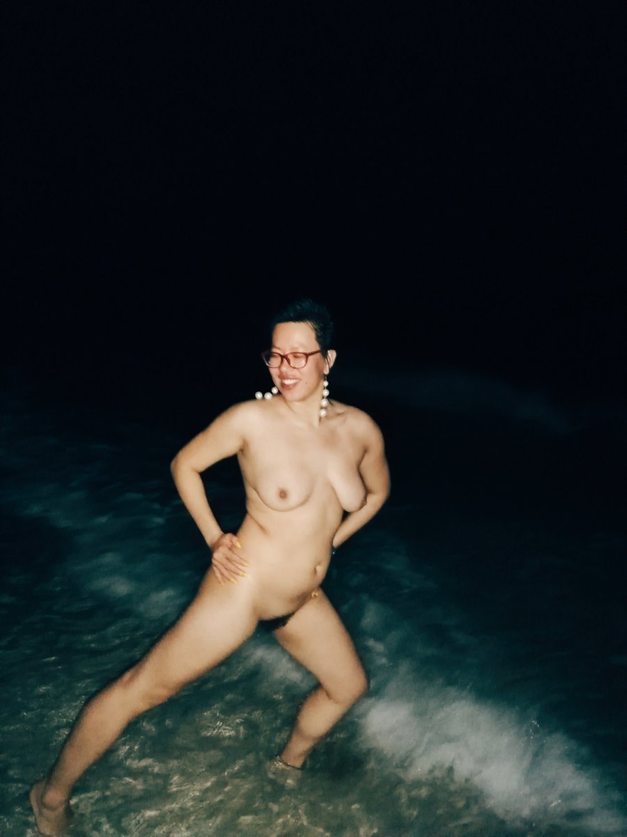 Skinny dipping but make it fashion.