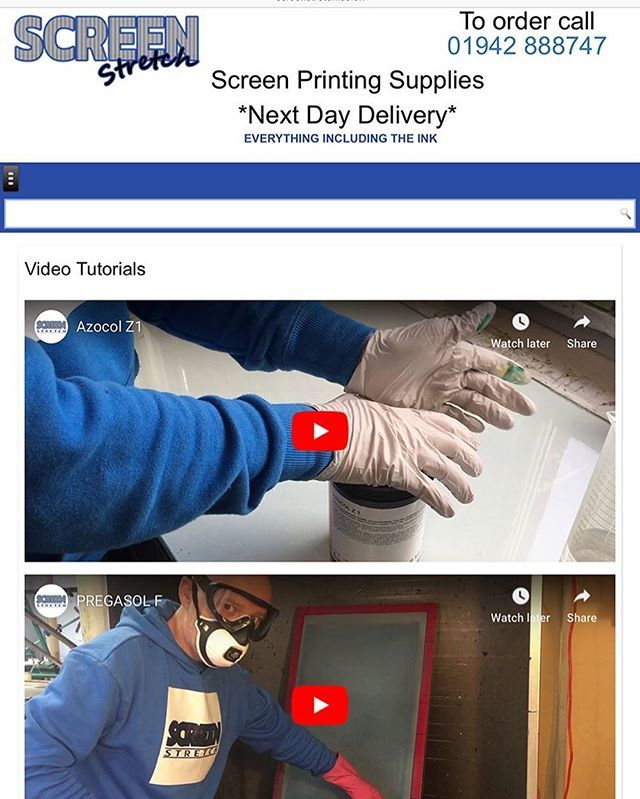 Screenstretch's tweet photo. Check Out Our New Tutorial Page at https://t.co/UrL0gt23ZV Cleaning a #Screenprinting screen #PregasolF & #PhotoEmulsion #AzocolZ1 More to come... https://t.co/Ind78i2I7p https://t.co/NttmhMl1GG