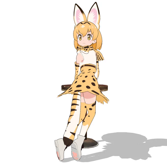 ねじれサーバル#MMDけもフレ #けものフレンズ 