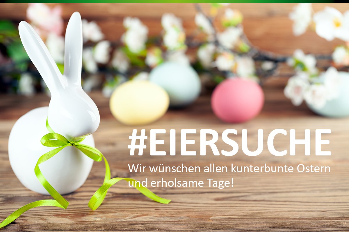 #EIERSUCHE
Wir wünschen unseren Kunden, Lieferanten und Mitarbeitern kunterbunte #Ostern! Ab dem 23.04. sind wir wie gewohnt wieder für Sie da.
Ihr SELVE Team