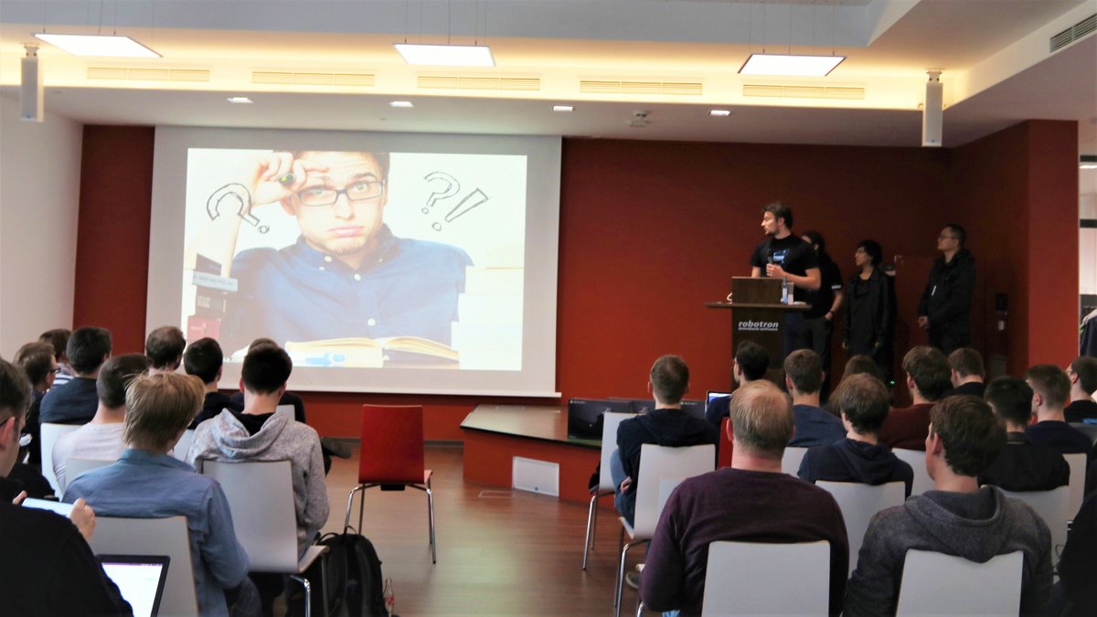 zuehlke_group's tweet photo. Unter dem Topic #EnhanceYourStudentLife widmeten sich rund 50 studierende, im Rahmen des #MSFTHackathon bei #Robotron in Dresden, zwei Tage lang dieser Fragestellung. Ein tolles Format, bei dem wir gerne wieder mitwirken!
#aiforgood #HackWithPartner #redbullbasementuniversity https://t.co/zVJX5160TM